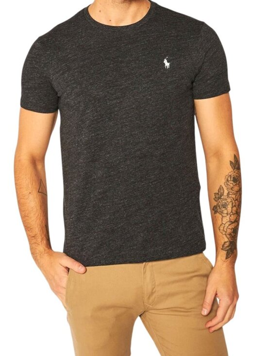 Polo Ralph Lauren Other - POLO RALPH LAUREN Gray Classic Pony Logo Crewneck T-Shirt Casual Essential size